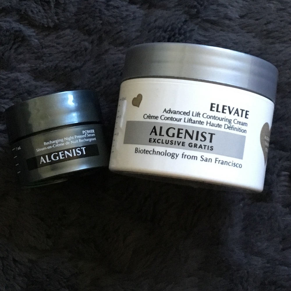 Elevate lift contour cream and deluxe solid serum